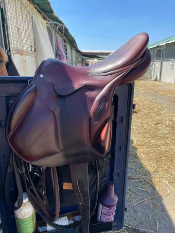 Sella da salto ostacoli Macel  17.5" - 2018