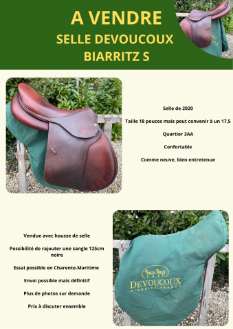 Sella mista Devoucoux  18" - 2020