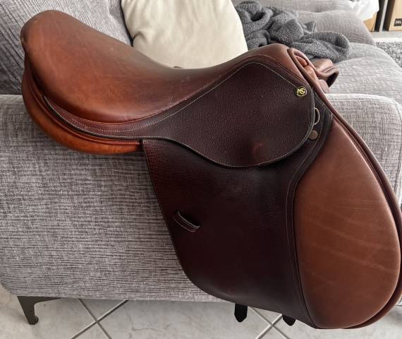 Sella da salto ostacoli  Nortier breteuil saddlery  17" - 2010
