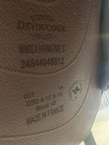 Sella da dressage Devoucoux  17" - 2024