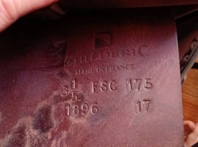 Sella mista Childeric  17.5" - 2017