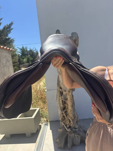 Sella da salto ostacoli Delgrange  16.5" - 2024