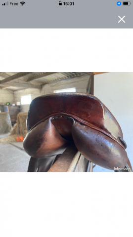 Sella da dressage Belloir  17" - 2010
