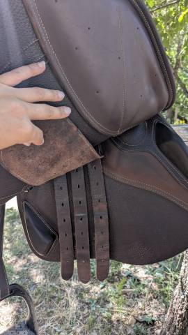 Sella da salto ostacoli Ikonic  17.5" - 2023