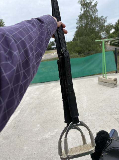 Sella da salto ostacoli  Selle d’obstacle canyon HKM 16.5" - 2017