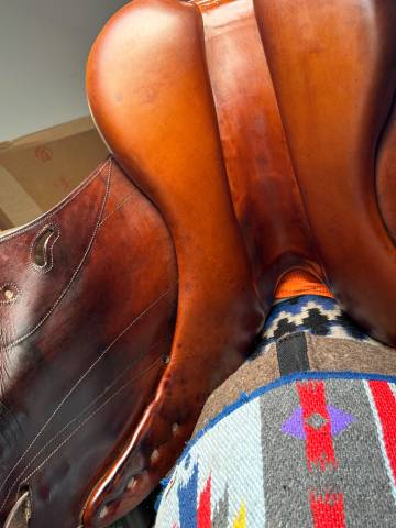 Sella da dressage Delgrange  17.5" - 2013