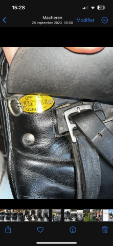 Sella da dressage Kieffer  17.5" - 2010