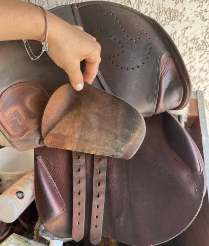 Sella da salto ostacoli Delgrange  17" - 2020