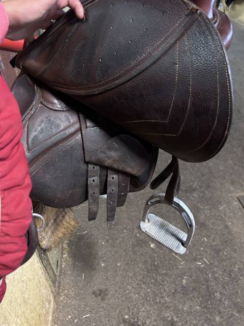 Sella da salto ostacoli   16.5" - 2015