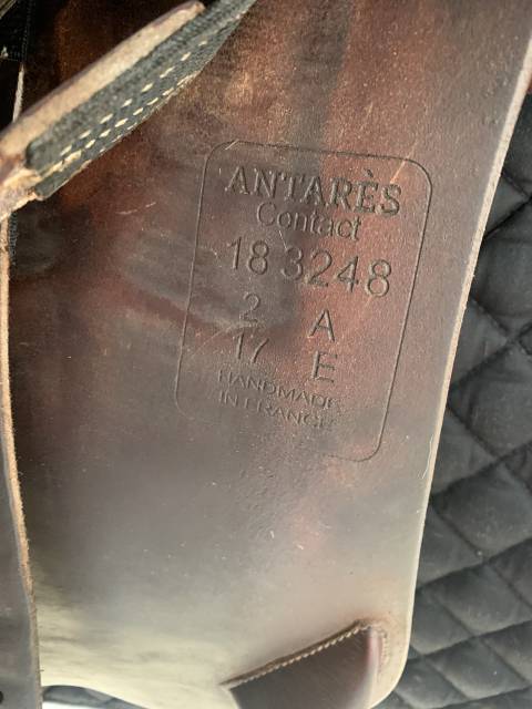 Sella da salto ostacoli Antarès  17" - 2018