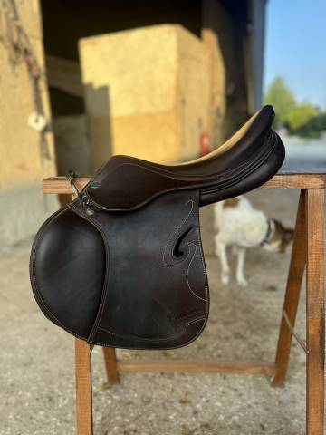 Sella da salto ostacoli Prestige Italia Passion jump 17" - 2021