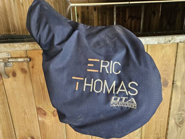 Sella da salto ostacoli Eric Thomas  17.5" - 2019