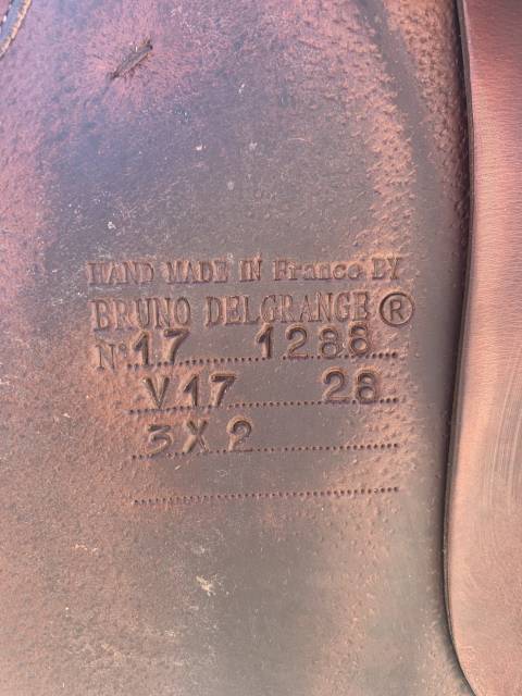 Sella da salto ostacoli Delgrange  17" - 2017