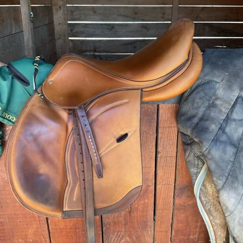 Sella da salto ostacoli Equipe  17.5" - 2023