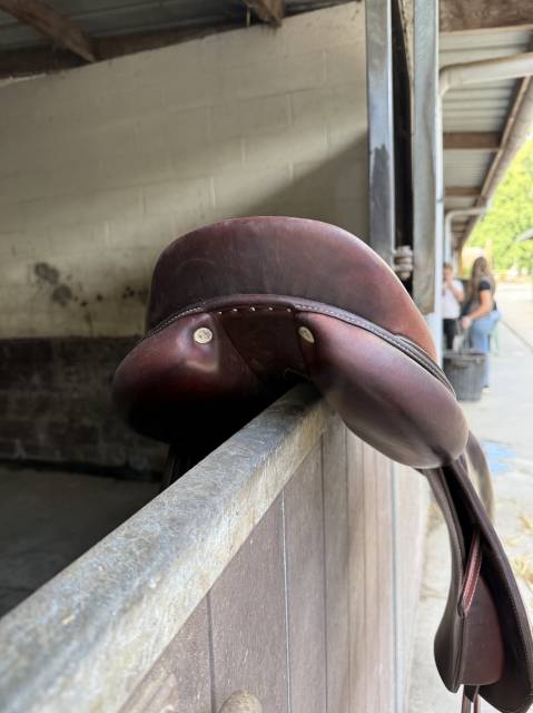 Sella da salto ostacoli Antarès  17" - 2018