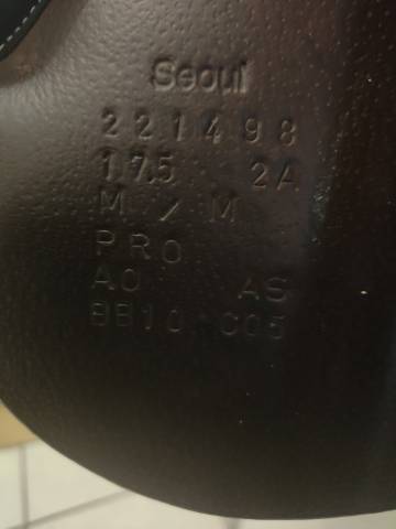 Sella da salto ostacoli Forestier  17.5" - 2022