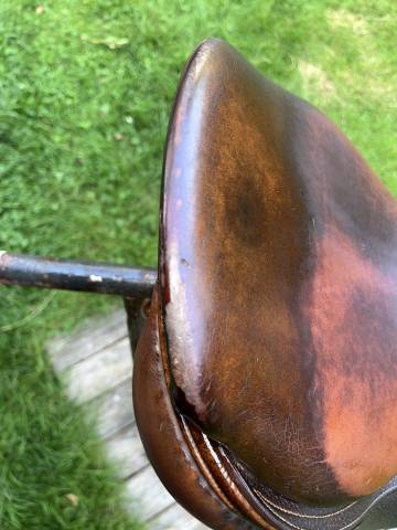 Sella da salto ostacoli Delgrange  17.5" - 2010