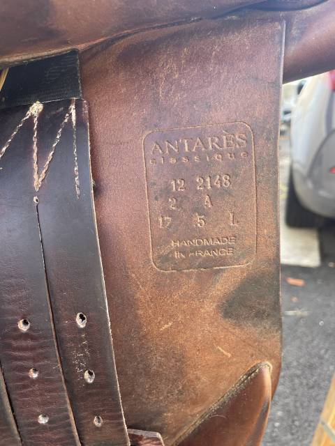 Sella da salto ostacoli Antar&egrave;s  17.5" - 2012