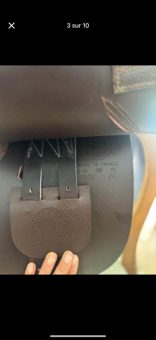 Sella da salto ostacoli Childeric FMP 175 17.5" - 2022