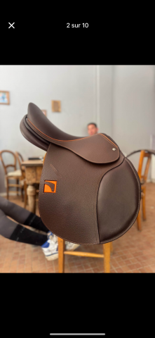 Sella da salto ostacoli Childeric FMP 175 17.5" - 2022