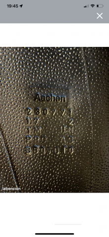 Sella da dressage Forestier  17" - 2023