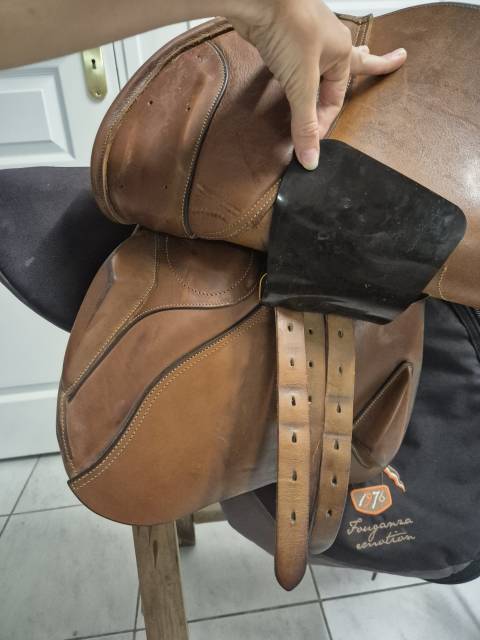 Sella da salto ostacoli  Mixte 17" - 2019