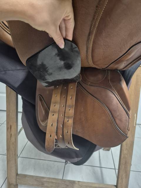 Sella da salto ostacoli  Mixte 17" - 2019