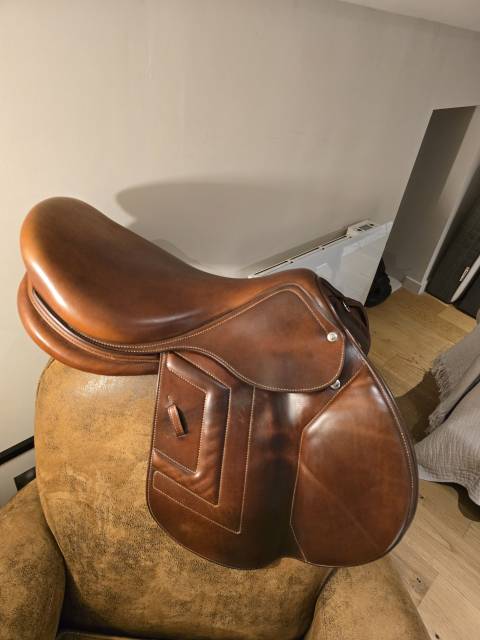 Sella da salto ostacoli Renaissance F2 17.5" - 2019