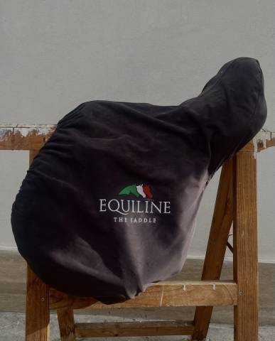 Sella Equiline da Salto in pelle nera