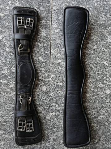 Sottopancia dressage corto in cuoio