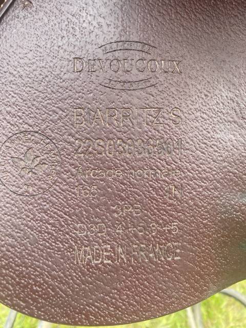 Sella da salto ostacoli Devoucoux  16.5" - 2022