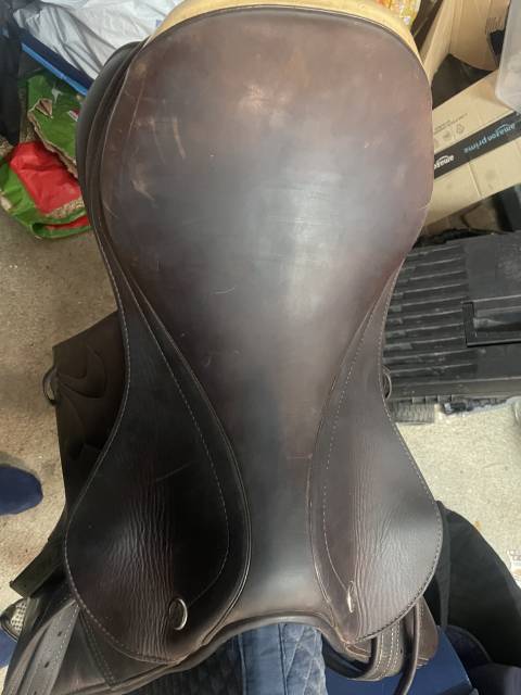 Sella da salto ostacoli Prestige Italia Arrezo 17" - 2010