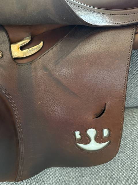 Sella da salto ostacoli Delgrange  17.5" - 2023