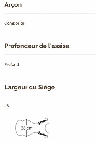 Sella da dressage Equipe  17.5" - 2019