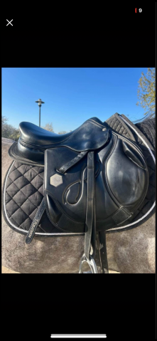 Sella da salto ostacoli Time Rider  17" - 2022