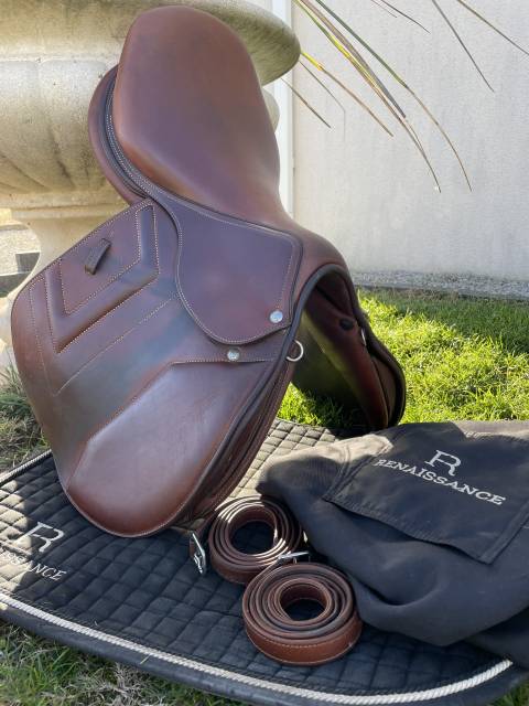 Sella da salto ostacoli Renaissance Demi creuse  18" - 2023