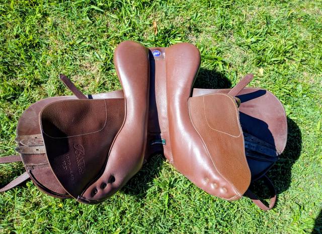 Sella da salto ostacoli Bates  17.5" - 2018