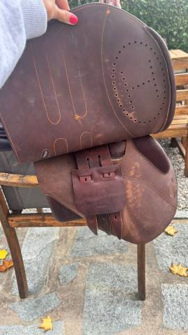 Sella mista Hermès  17" - 2016