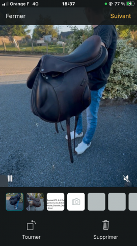 Sella da salto ostacoli Forestier  17.5" - 2023