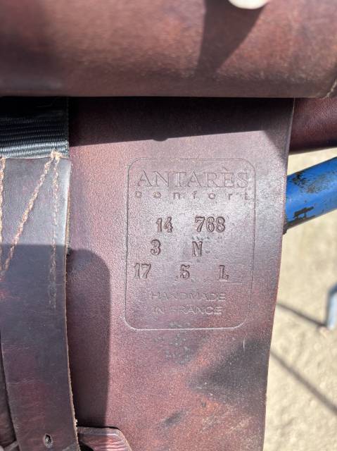 Sella da salto ostacoli Antar&egrave;s  17.5" - 2014