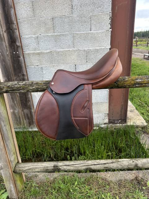 Sella da salto ostacoli Arion Jumping 17" - 2024