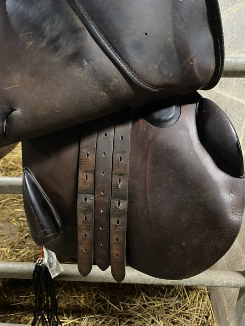 Sella da salto ostacoli  Bruno delgrange  17" - 2009