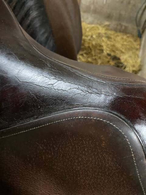 Sella da salto ostacoli  Bruno delgrange  17" - 2009