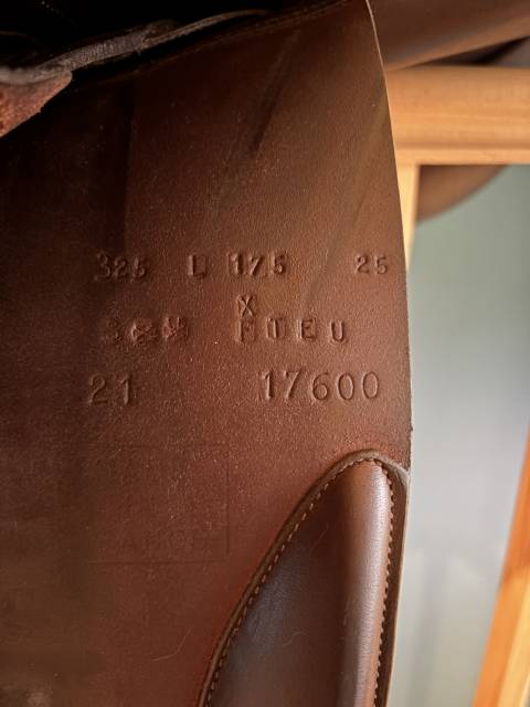 Sella da salto ostacoli  CSO butet 17.5" - 2021