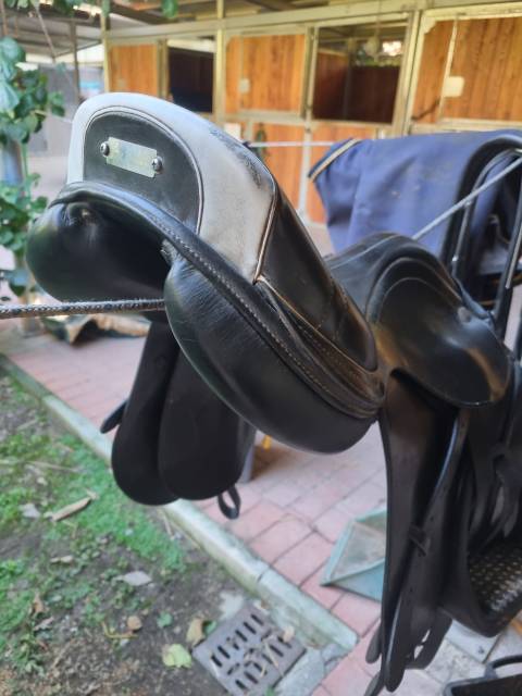 Sella da salto ostacoli Zaldi  17.5" - 2015