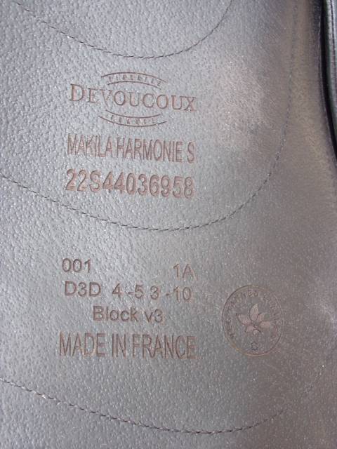 Sella da dressage Devoucoux  17" - 2022