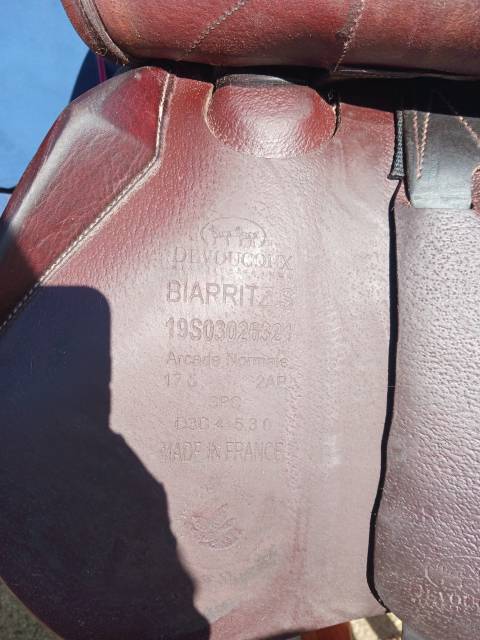 Sella da salto ostacoli Devoucoux  17.5" - 2019