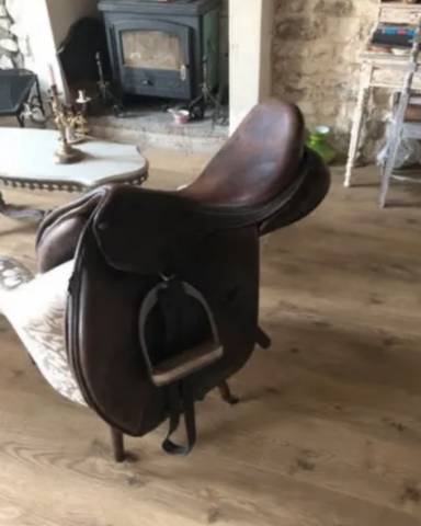 Sella mista Bates  17.5" - 2000