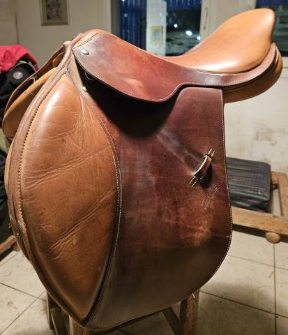 Sella da salto ostacoli Zaldi  17" - 1997