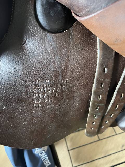 Sella da salto ostacoli Delgrange  17" - 2022